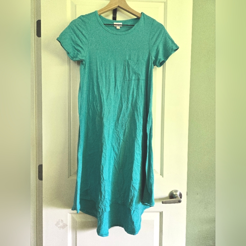 LuLaRoe xxs Turquoise t-shirt dress mumu